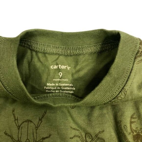 Carters Baby Boys T- Shirt - Layered - Long Sleeve - Bugs - 9 month - Picture 3 of 7